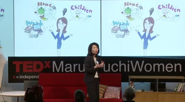 Kumi Sato, President of COSMO  presents at TEDxMarunouchiWomen